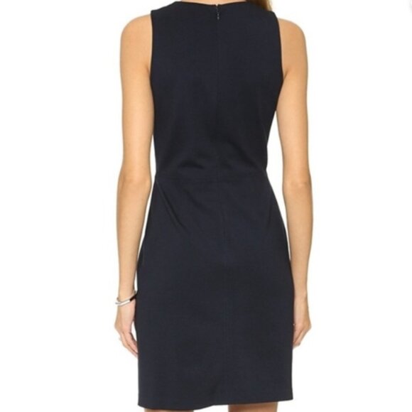 Theory | Jinxil K Suede Combo Sheath Dress 6 - Picture 4 of 8